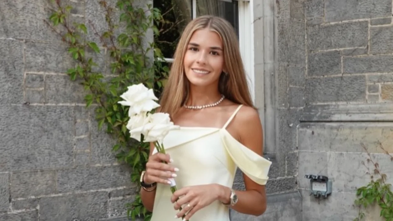 Kai Trump stuns in dreamy satin gown during glamorous Scotland getaway