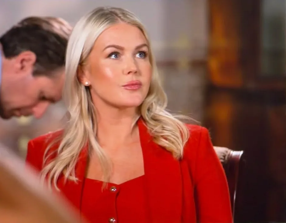 Karoline Leavitt stuns in red