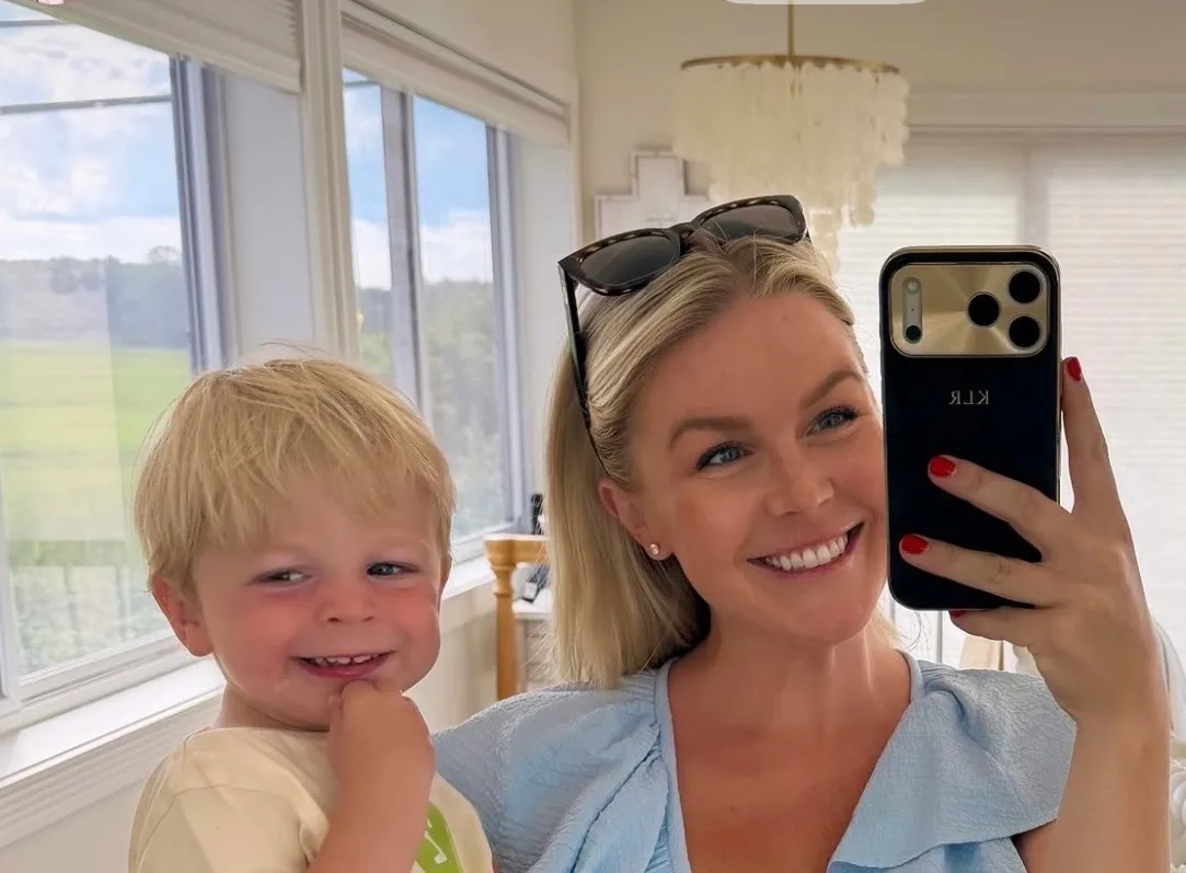 Karoline's sweet message for son