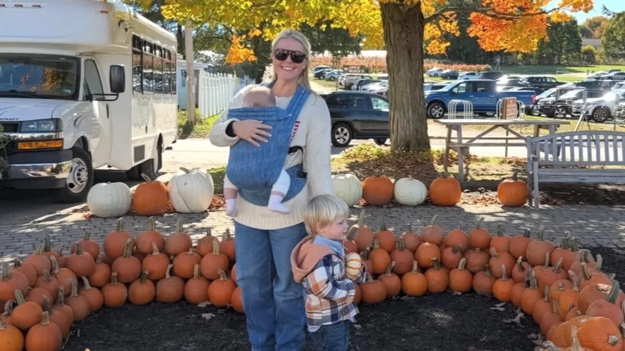 Karoline Leavitt shares adorable photos of her children during fall outing in New England: ‘Days like these’