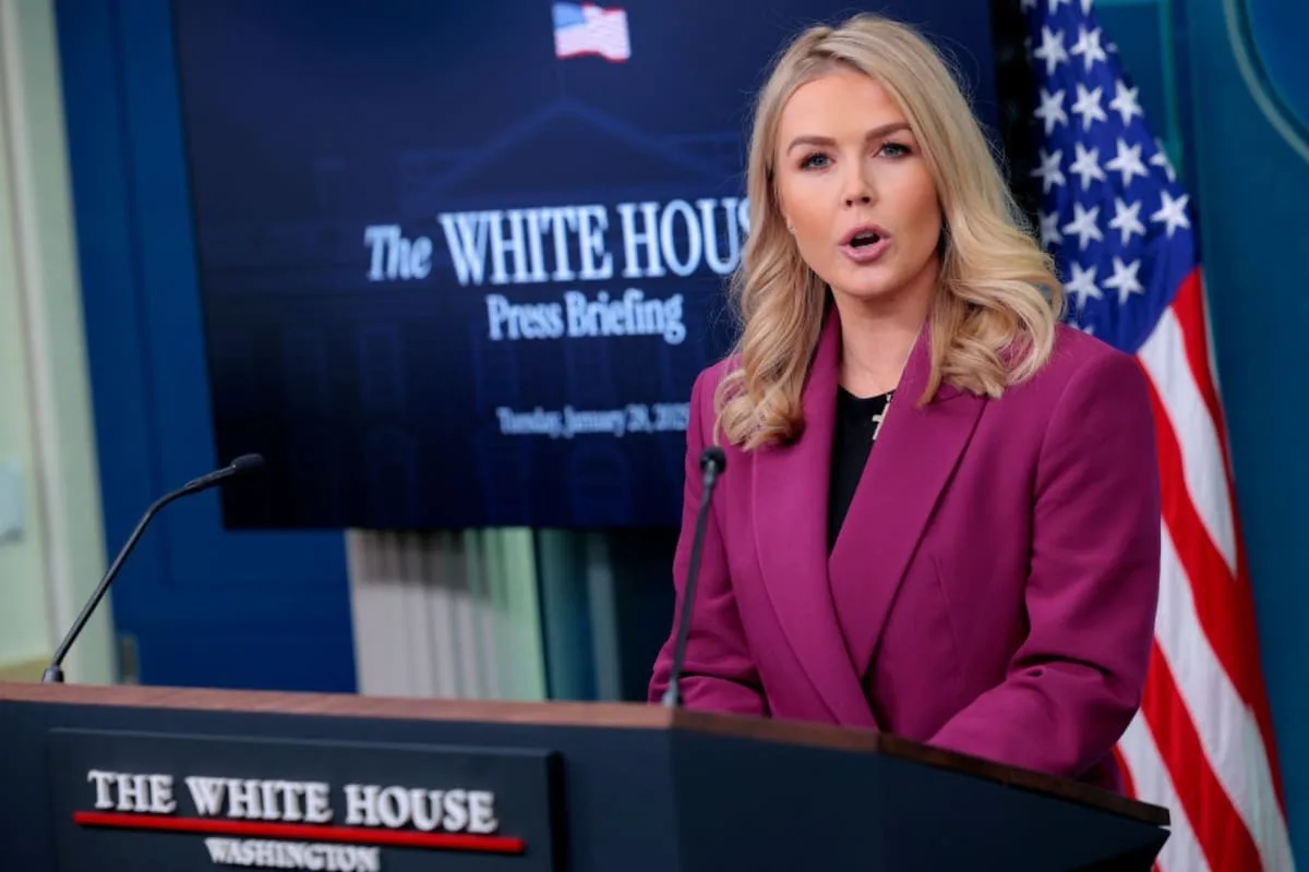 January 2025: The youngest Press Secretary in history