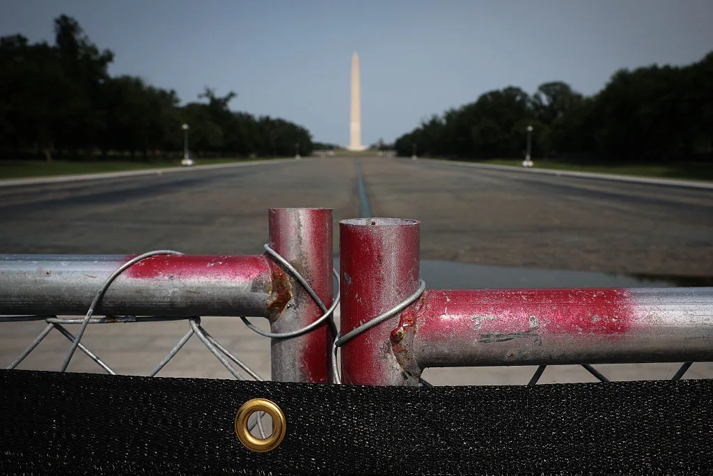 Reflecting Pool emptied again