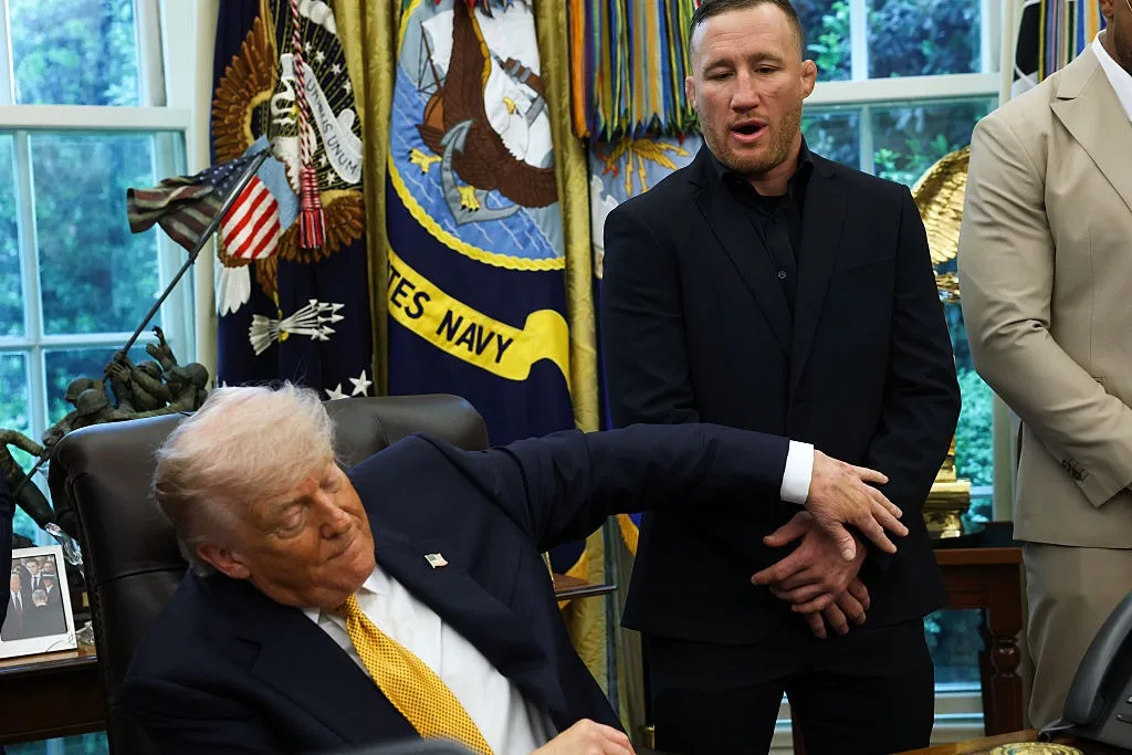 Trump touts 'once-in-a-lifetime' UFC sports spectacle