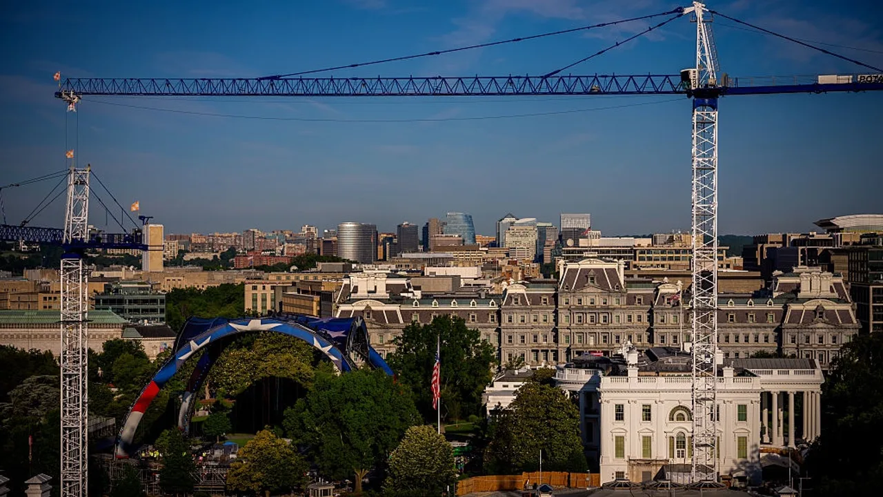 Massive UFC arena emerges outside White House as Trump’s ‘once-in-a-lifetime’ project set to create history