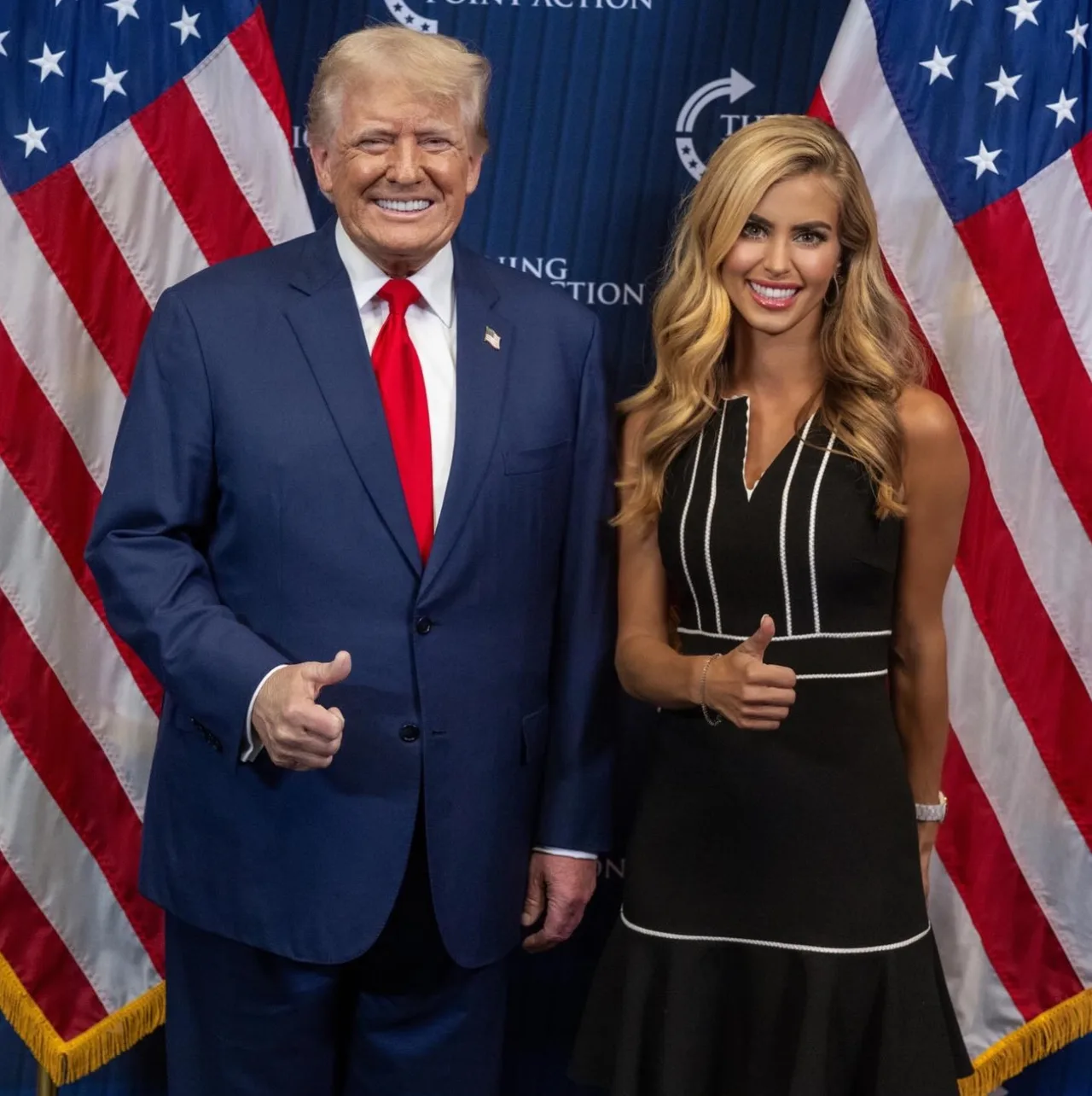 Trump calls Katie Zacharia a 'loyal and brilliant supporter'