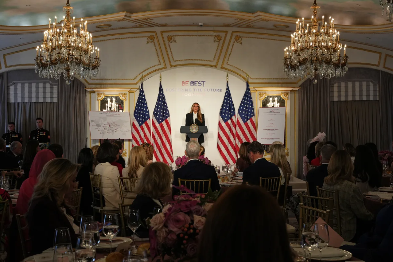 Melania takes center stage at UN event