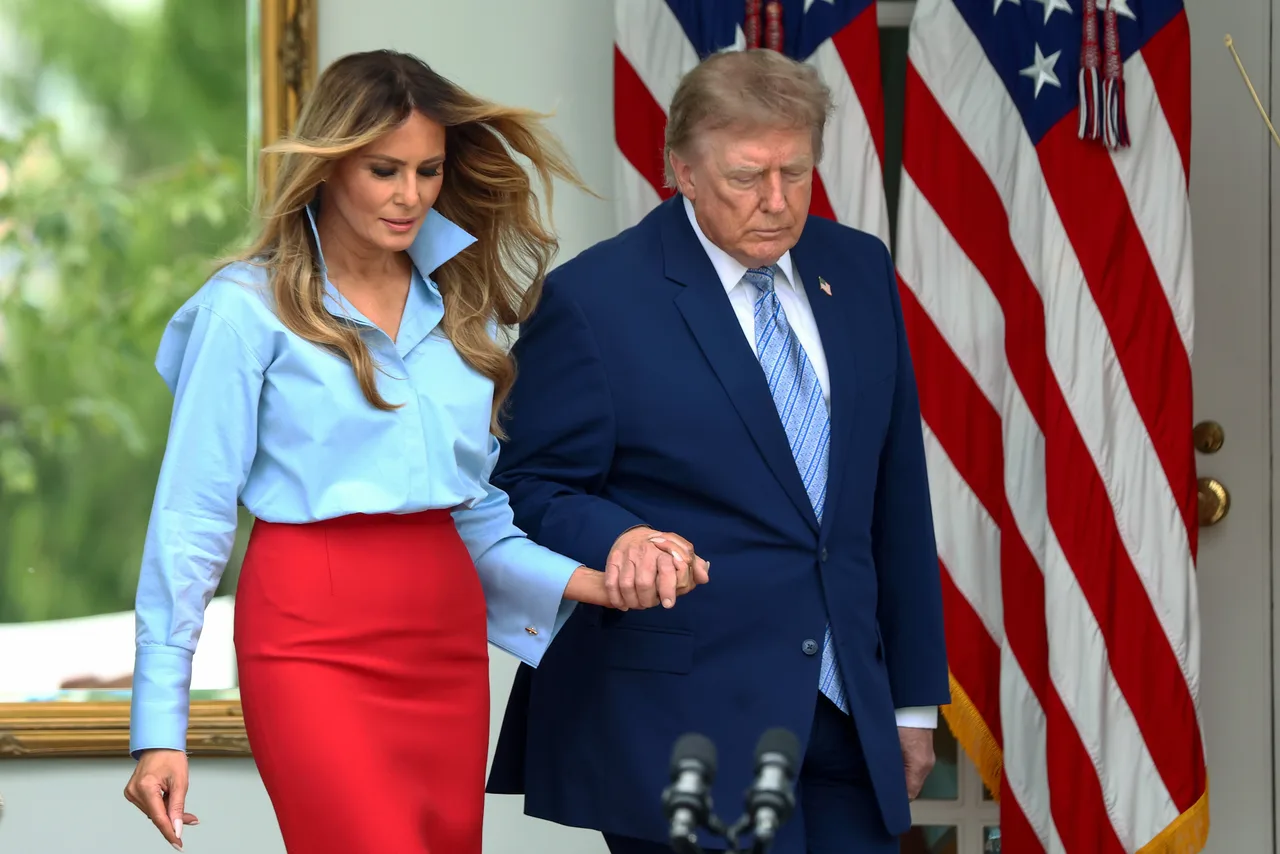 Melania’s return comes amid Natalie Harp rumors