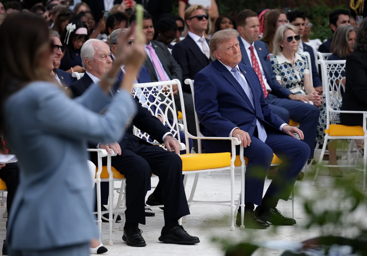Trump watches as Melania commands spotlight