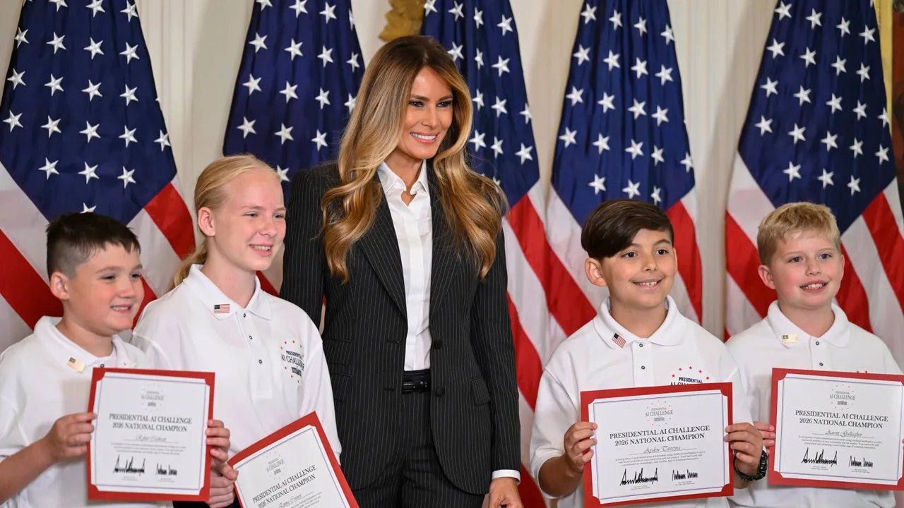 Melania Trump honors Young AI Innovators at White House Awards Ceremony