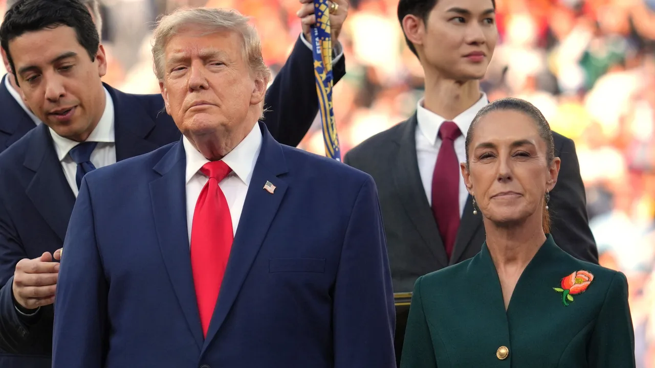 Mexican President Claudia Sheinbaum joins Trump at World Cup final VIP suite weeks after slamming expensive tickets