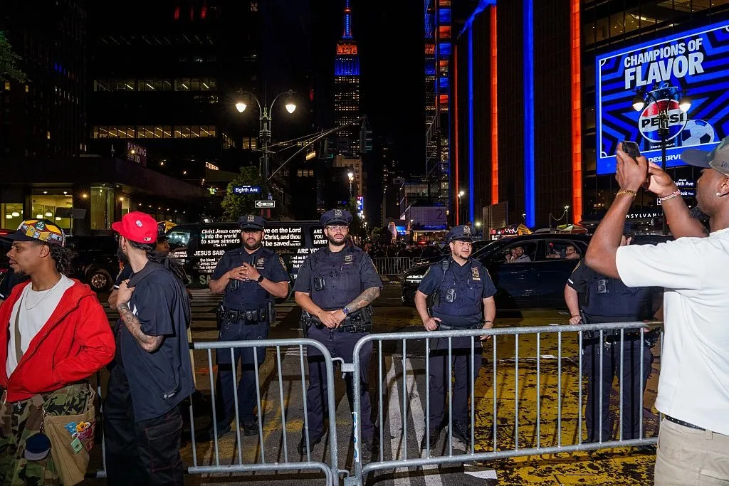 Secret Service-style screening and road closures await fans