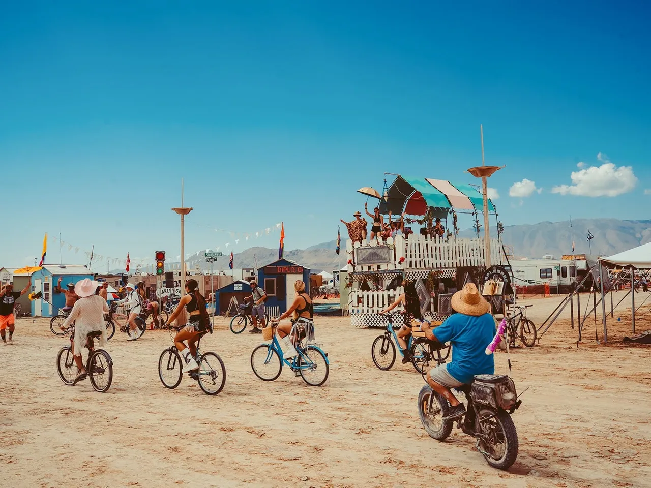 Some 70,000 people move into Black Rock City
