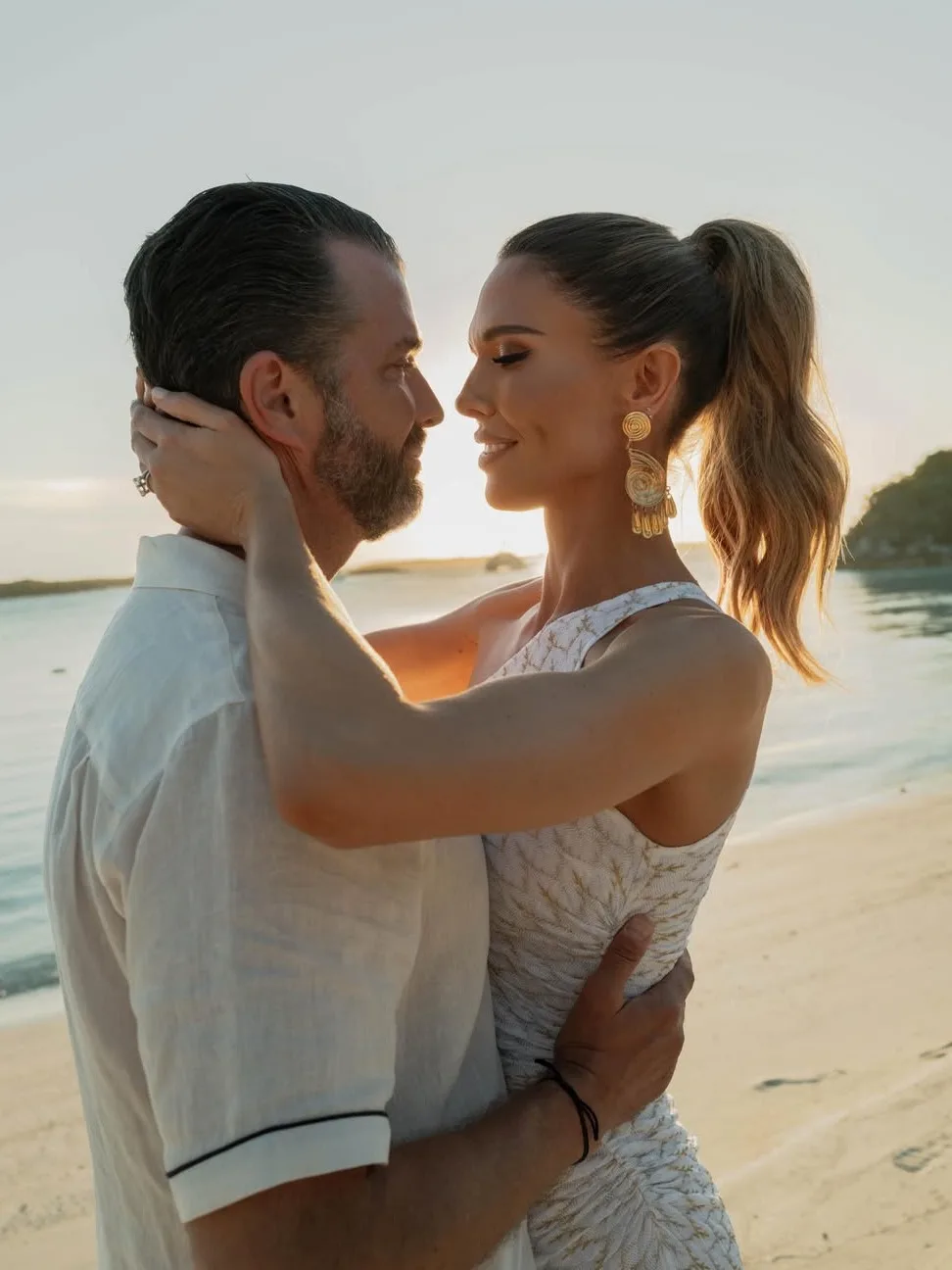 Don Jr and Bettina soak up newlywed bliss