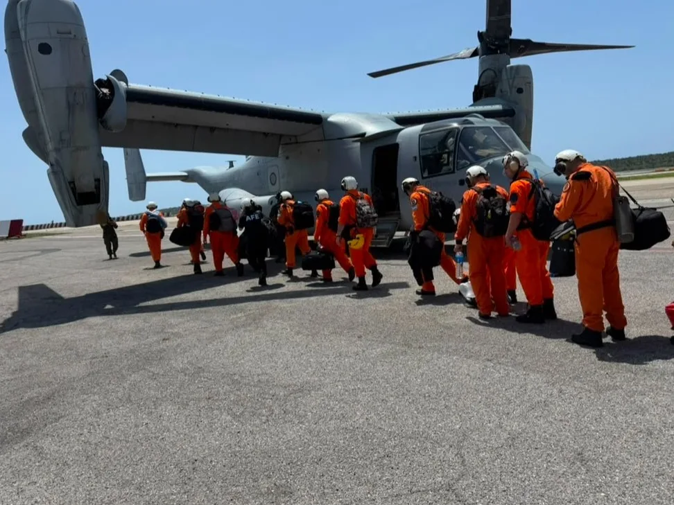 Elite US rescue teams unite for Venezuela