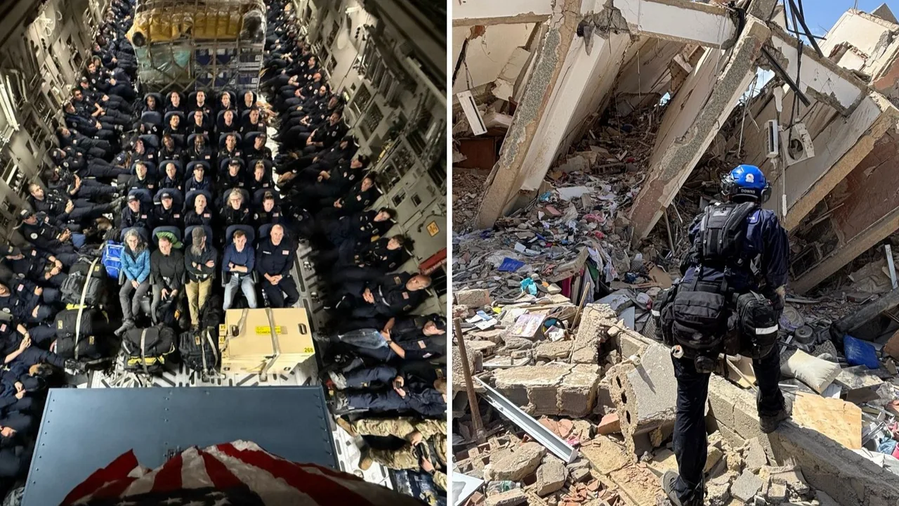 Powerful photos capture US military's race to save lives after Venezuela earthquakes kill at least 1,430 people