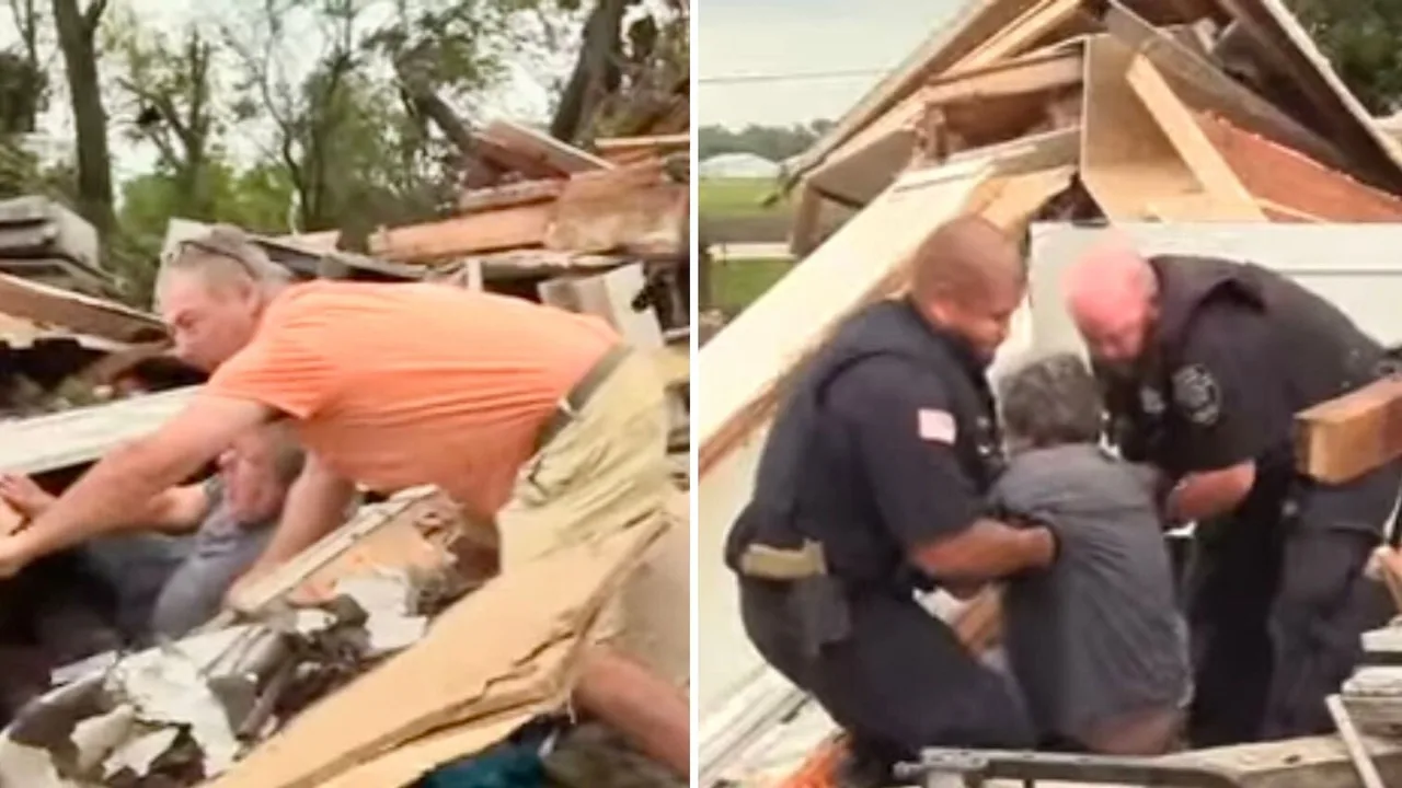 Desperate cries for help emerge from tornado wreckage