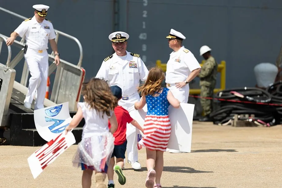 Commodore honors families' sacrifices