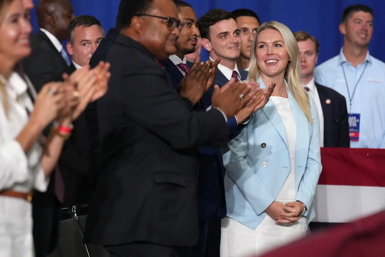 Trump gives Leavitt a warm onstage farewell