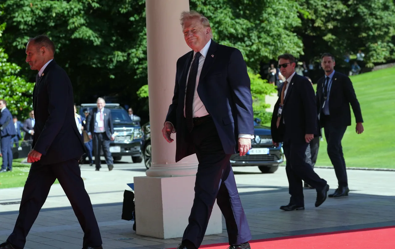 Trump arrives for summit dominated by global crises