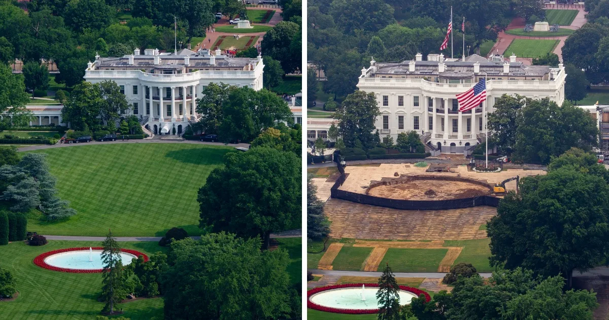 South Lawn undergoes even more startling transformation
