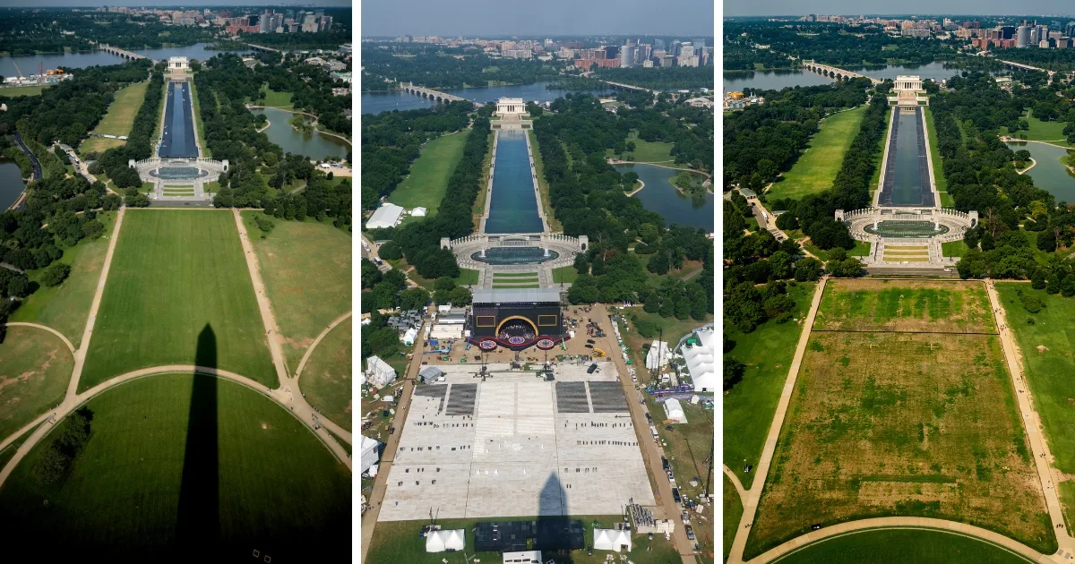 July 4 spectacle leaves striking footprint on National Mall