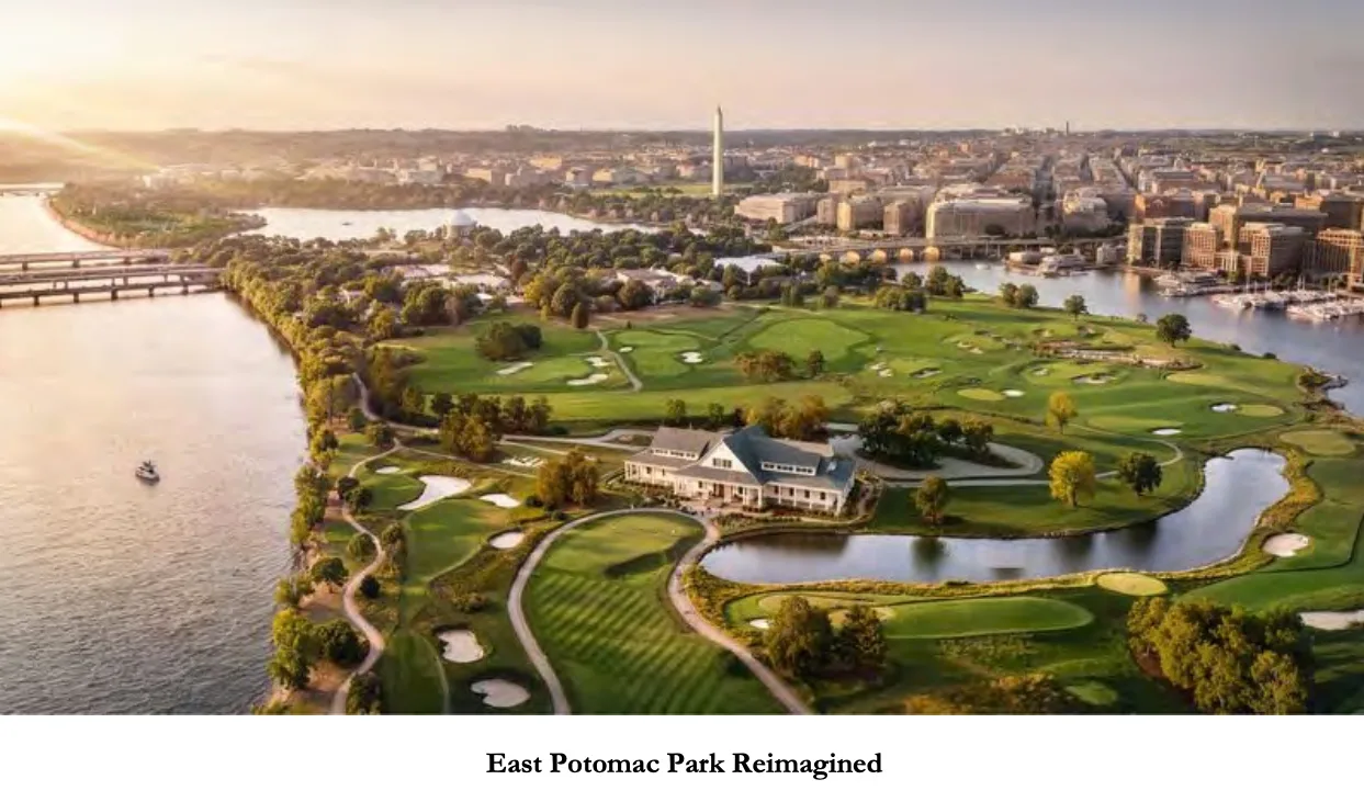 New rendering offers a glimpse of Trump's plans
