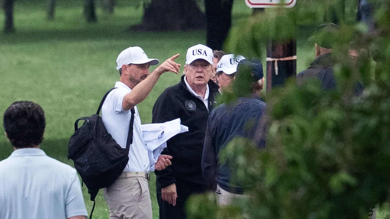 DC golf course or ‘Trash Island’? Trump shares revealing photos of debris, crumbling seawall at historic landmark