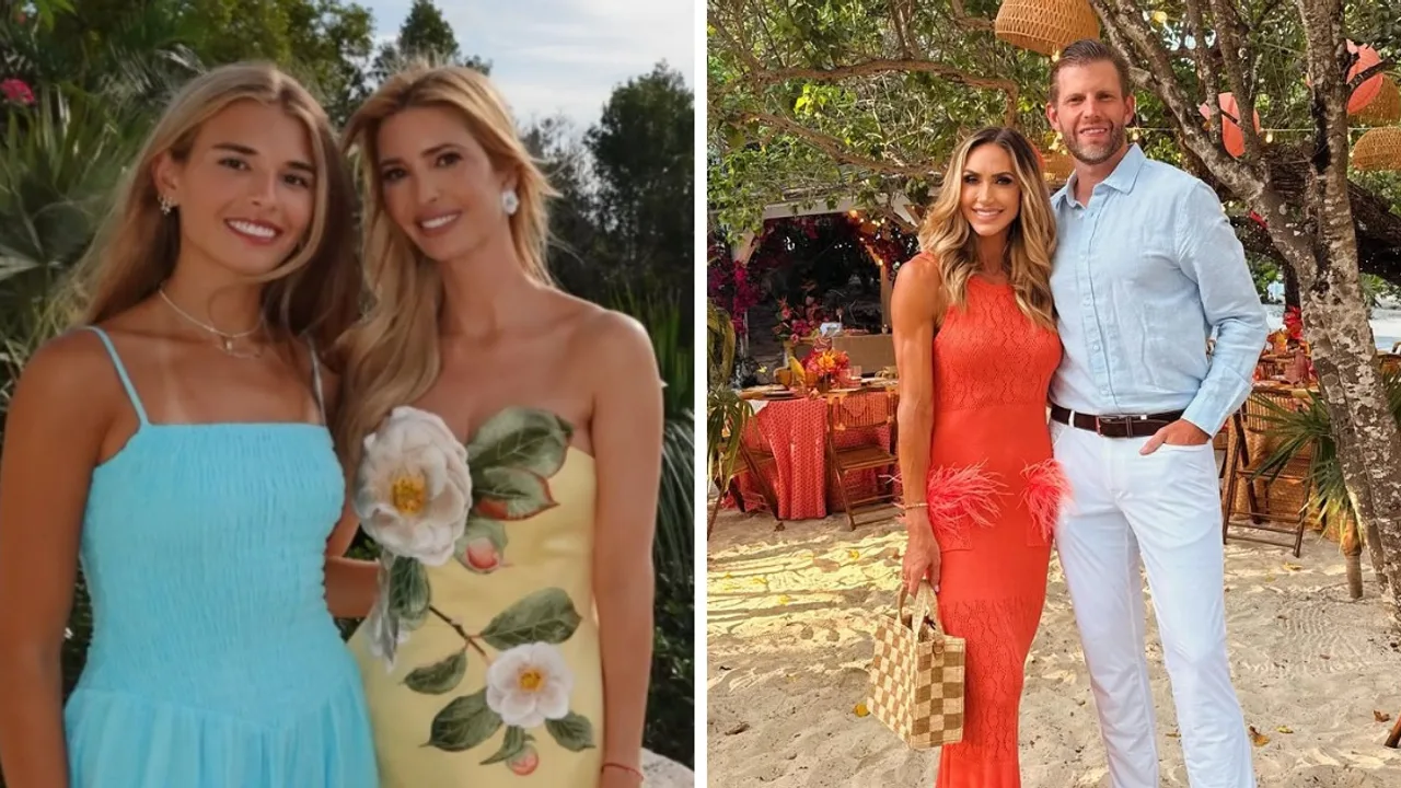 Trump family shares photos from Don Jr and Bettina Anderson's lavish Bahamas wedding