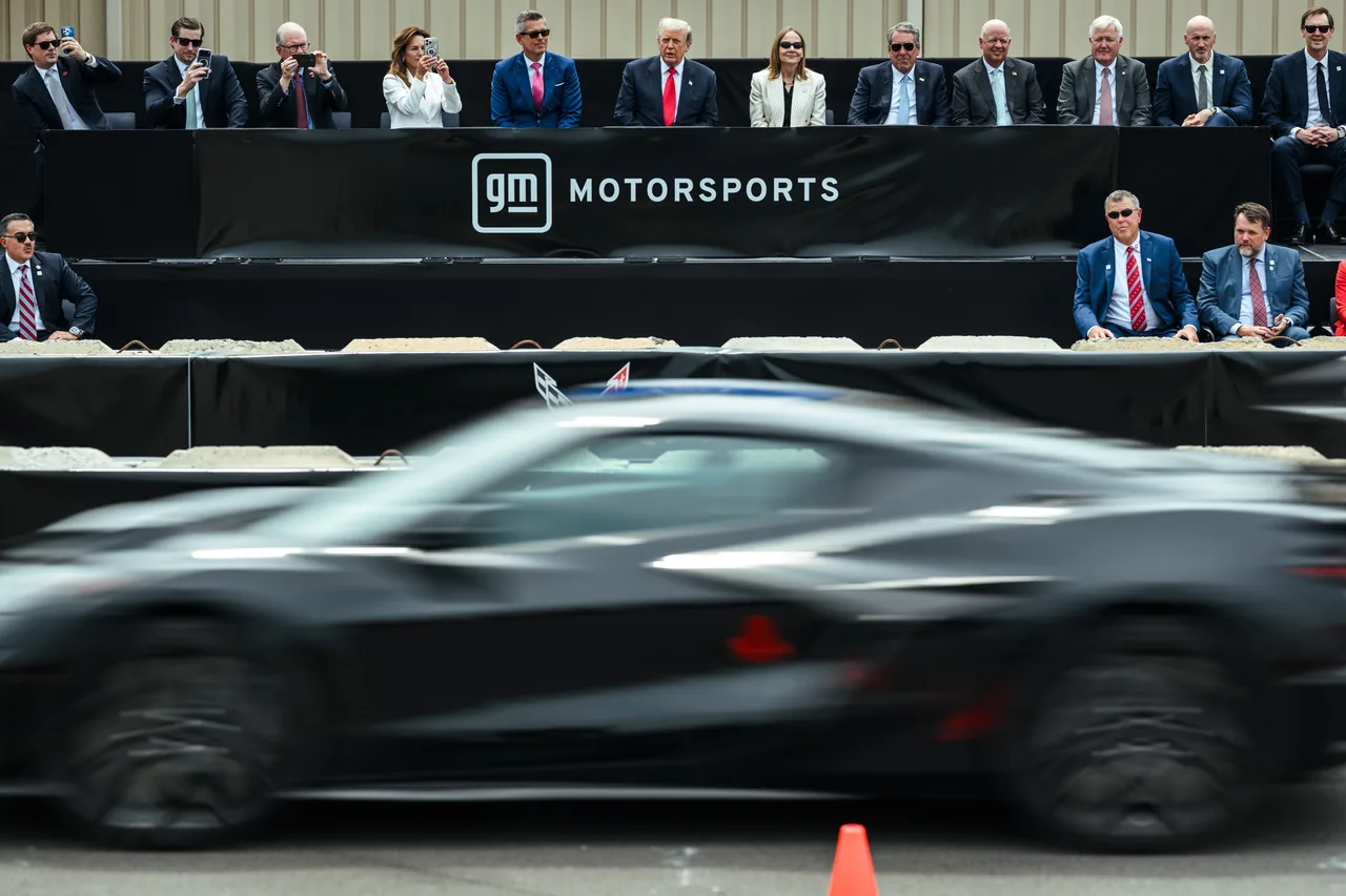 The spectacle of 'America First' drag racing