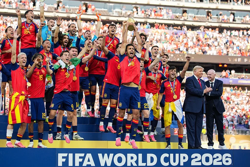 Spain lifts World Cup after spectacular final