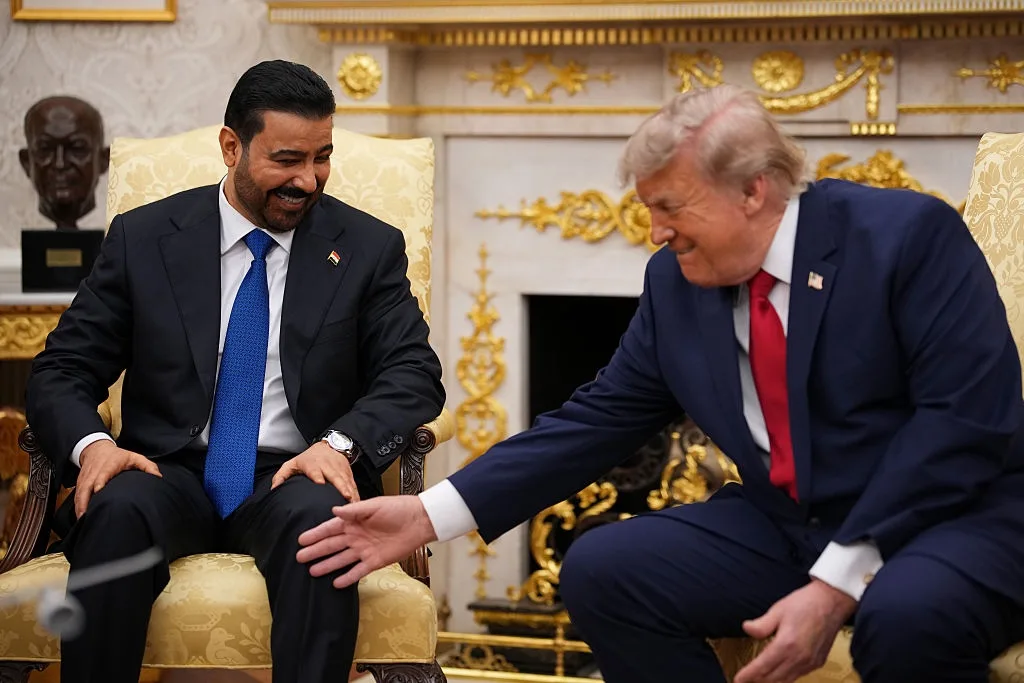 Iraqi PM can't stop smiling after Trump's compliment
