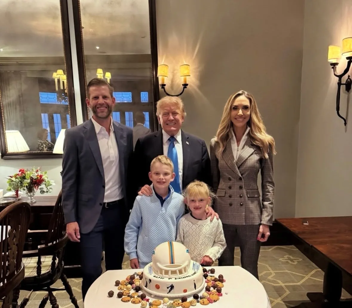 Trump joins Luke for his ninth birthday celebration