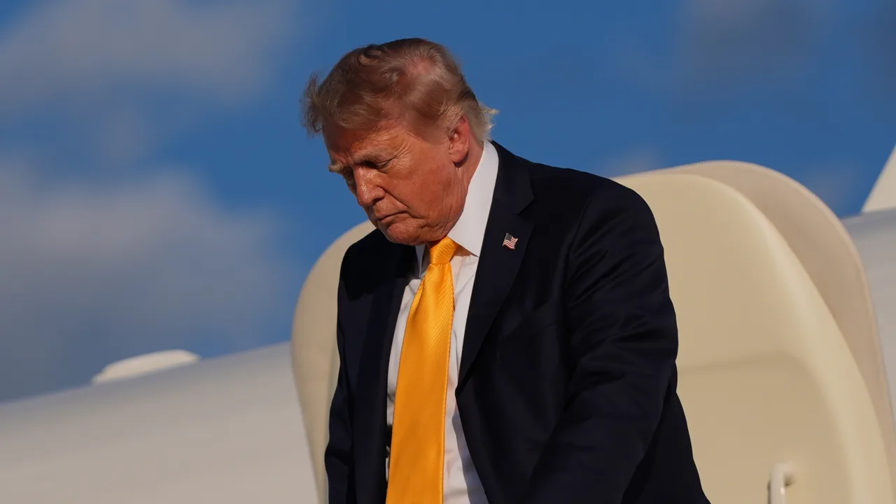 Trump looked completely different just hours before brunette hair made him almost unrecognizable
