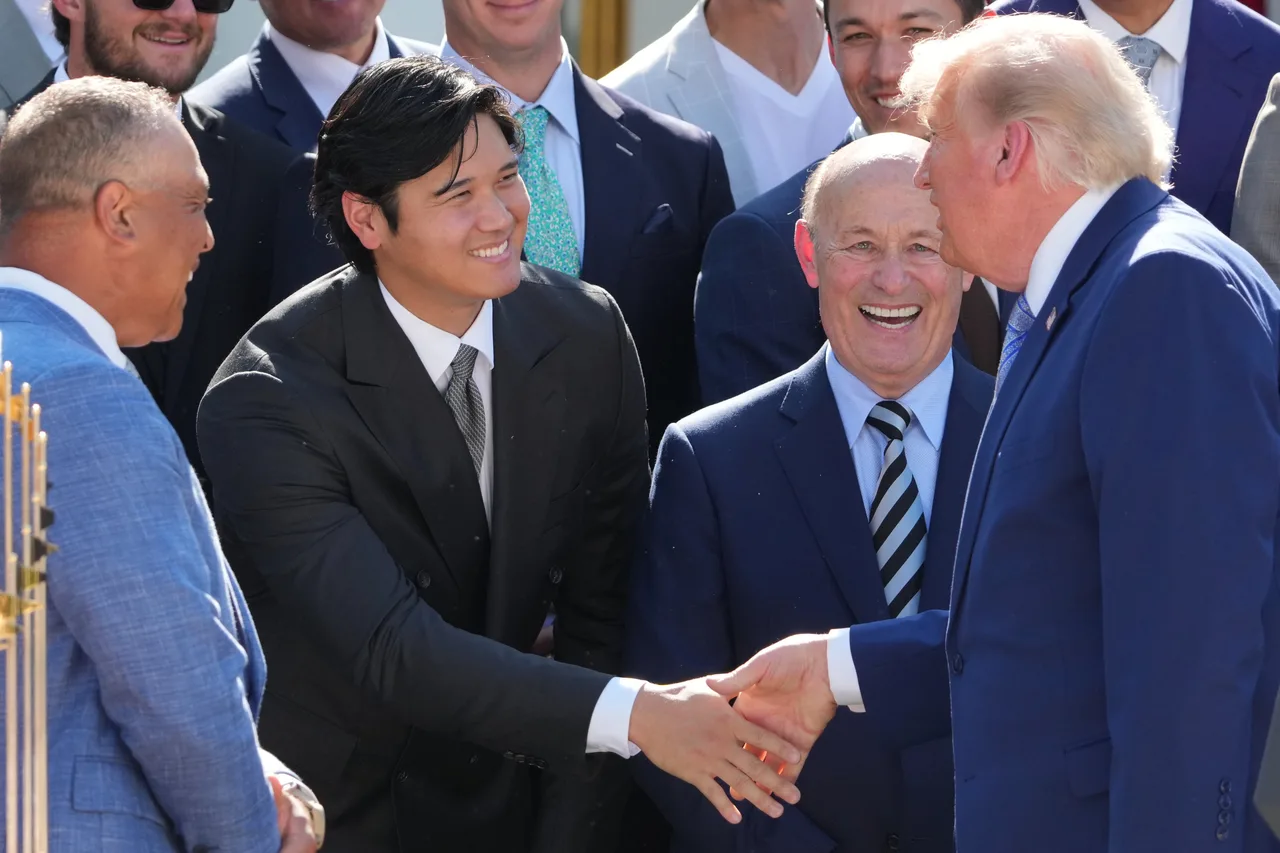 Trump showers praise on Shohei Ohtani and Dodgers