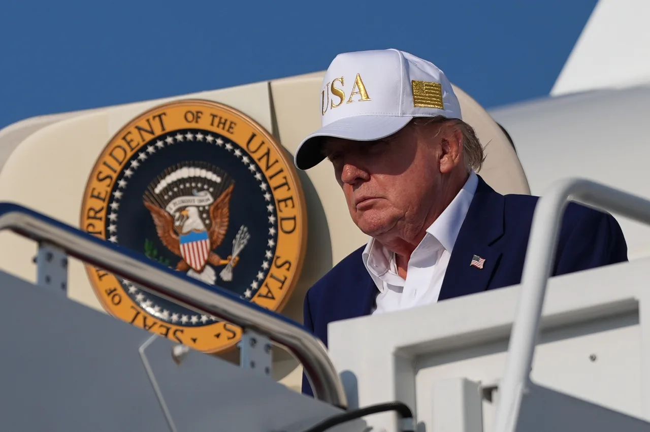 Trump covers hair after wig speculation