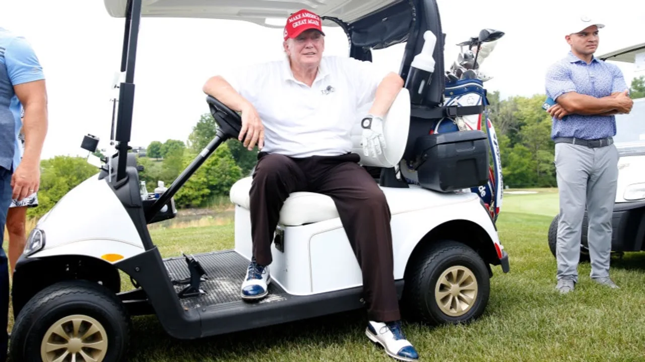 Trump’s Bedminster weekend and 5 bizarre moments that had little to do with golf