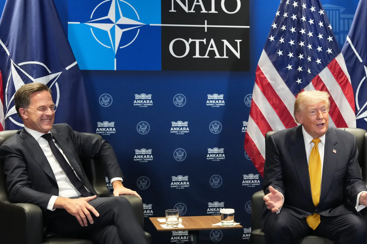 Rutte and Trump exchange friendly laughs