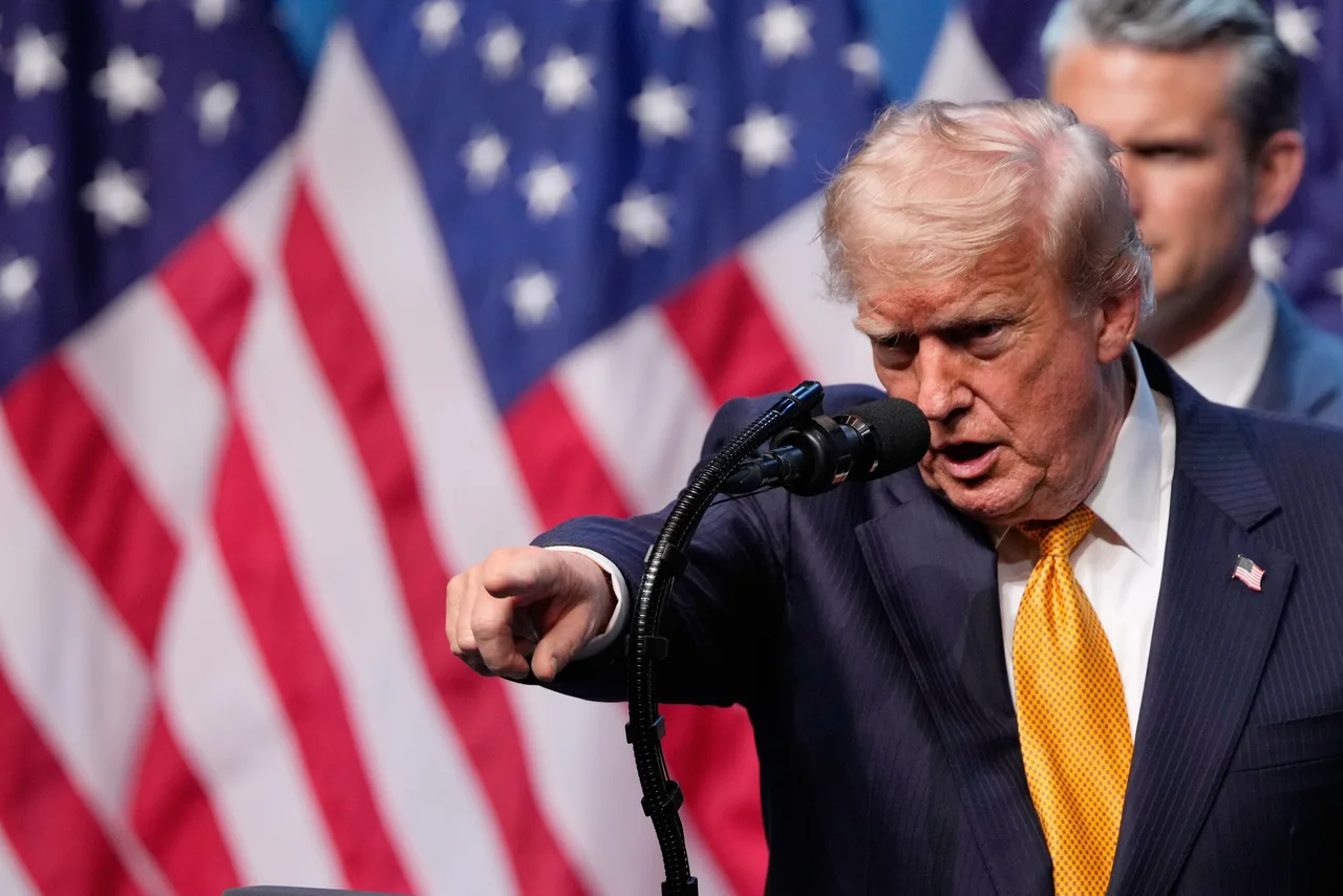 Trump delivers a message of strength