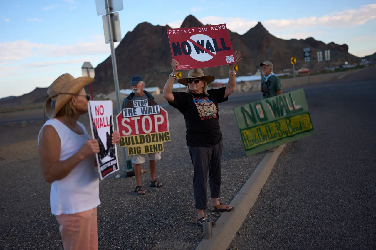 Local residents push back against Trump's border wall