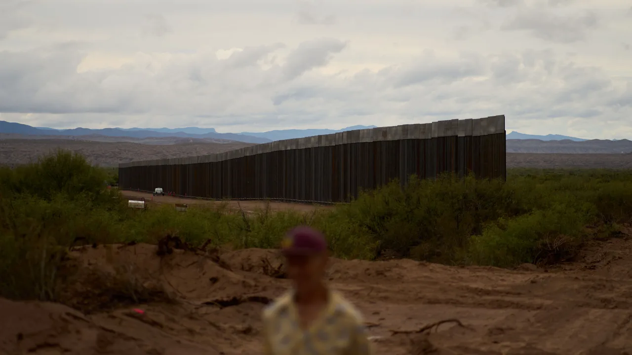 Trump's border wall cuts through the Texas desert as striking photos capture Big Bend's changing landscape