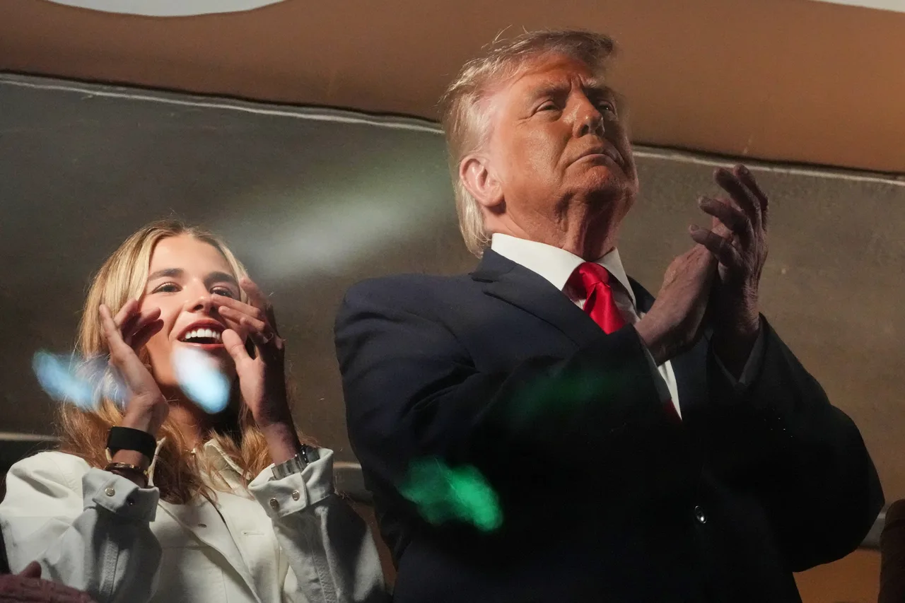Trump enjoys Knicks Finals action