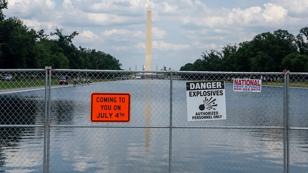 Trump's Reflecting Pool disaster: 5 defining moments in million-dollar revamp that ended with landmark getting fenced off