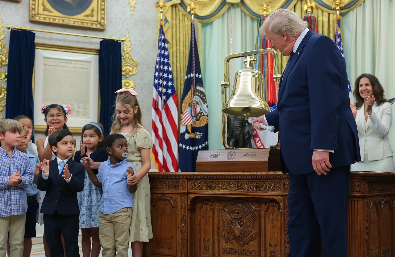 Children take over the Oval Office