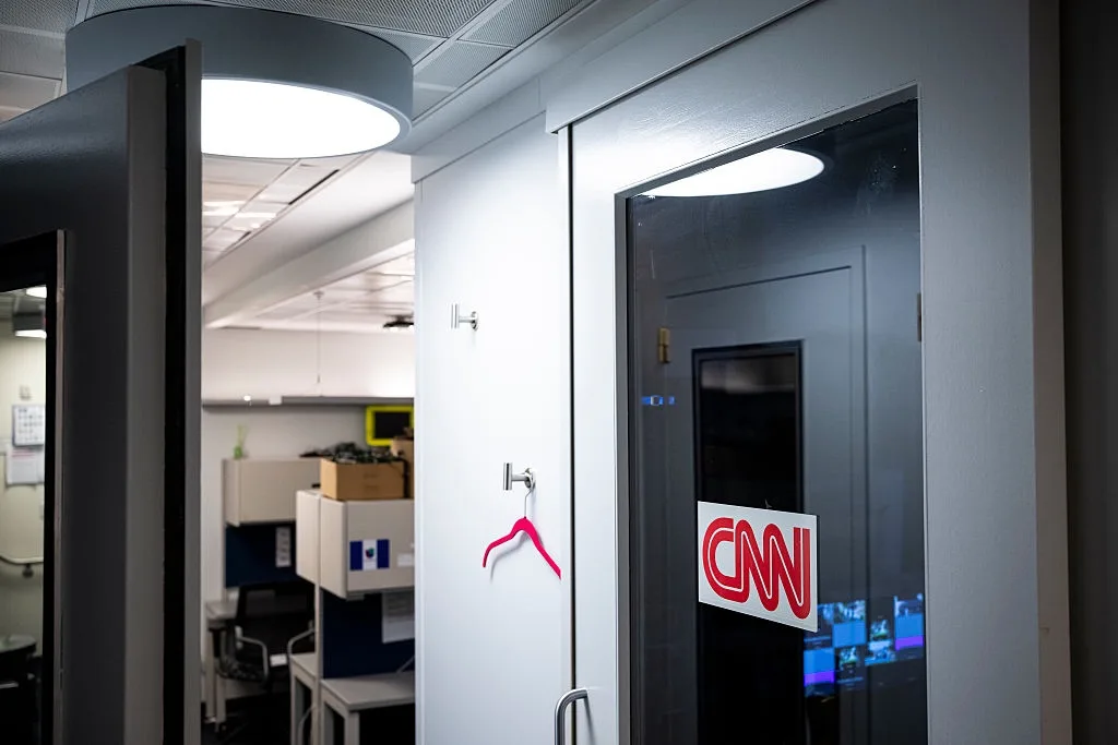 CNN’s White House workspace looks deserted