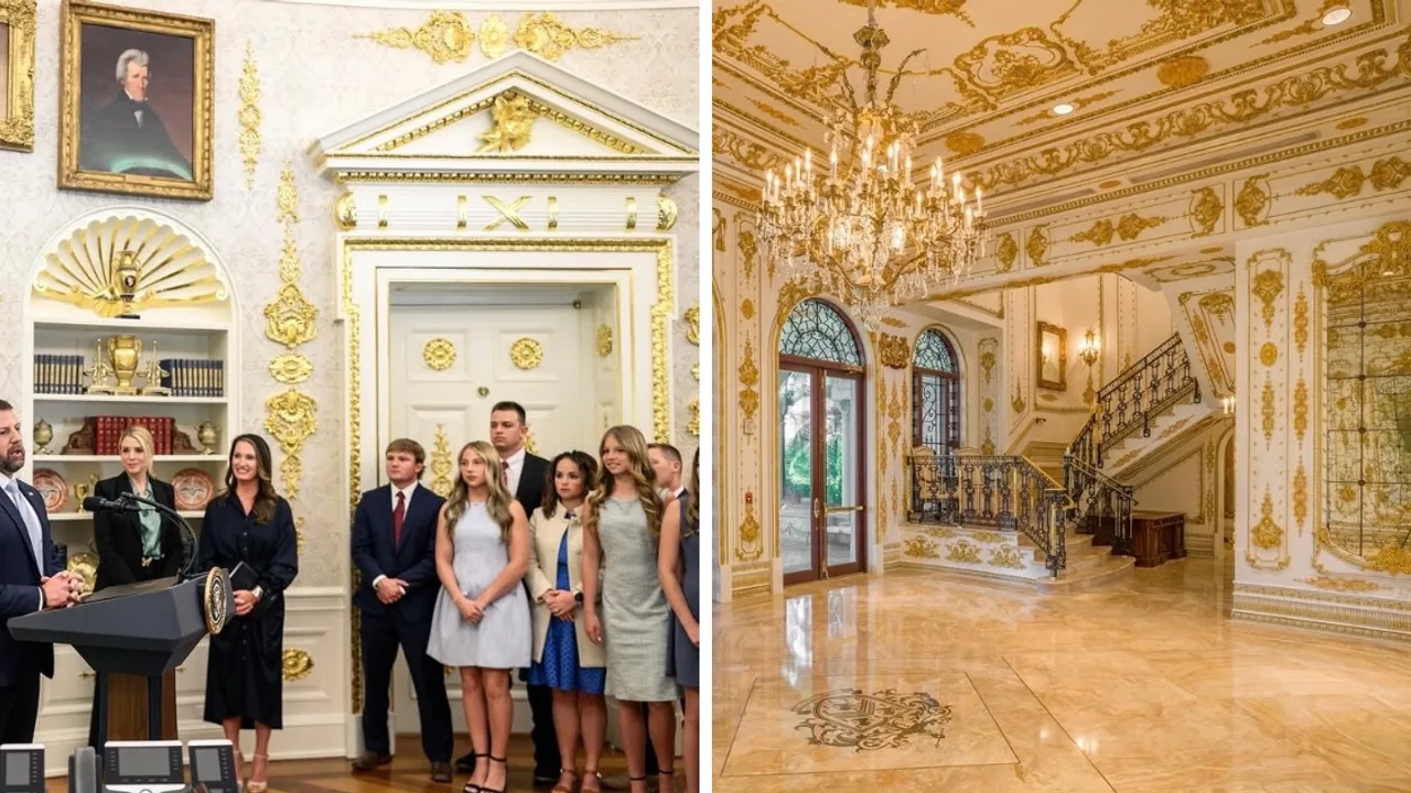Trump says he turned Oval Office into ‘Shangri-La’ but it’s starting to look a lot like Mar-a-Lago