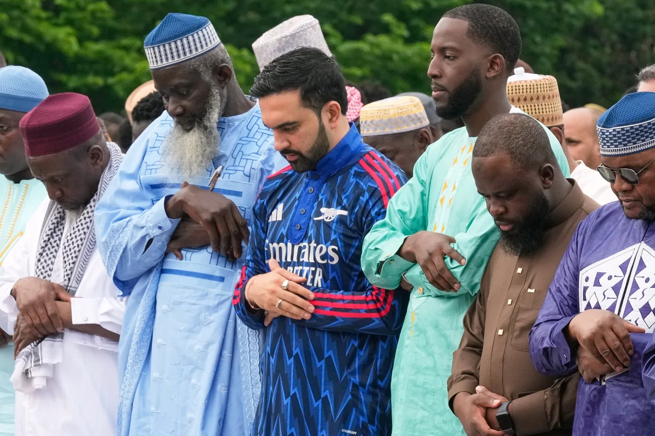 Mayor Zohran Mamdani joins the community in prayers for Eid