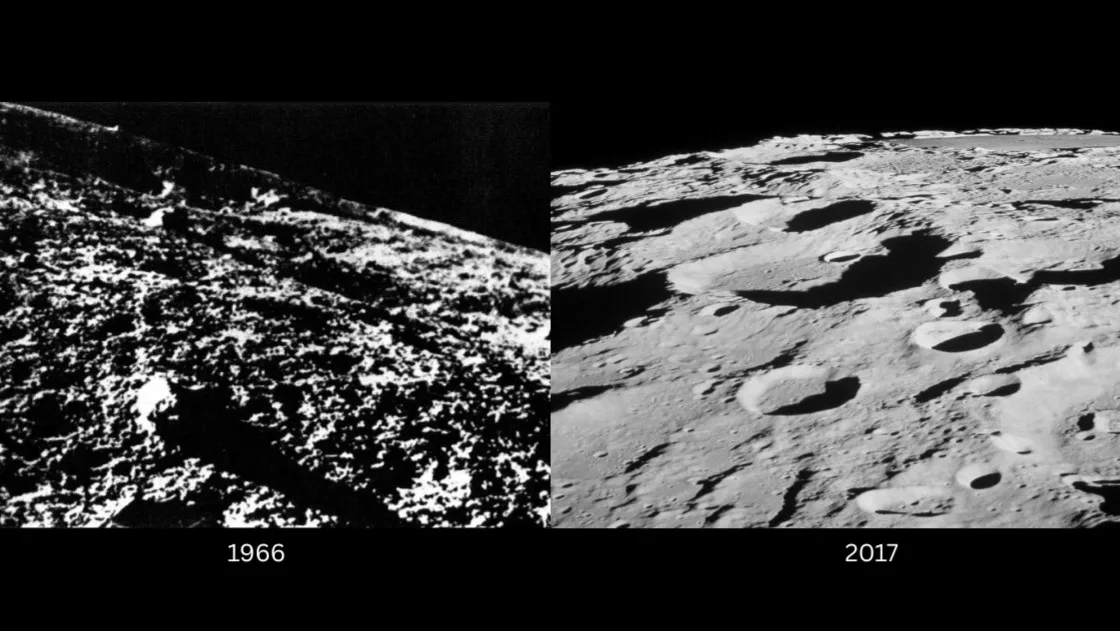 First photo from the surface of the Moon