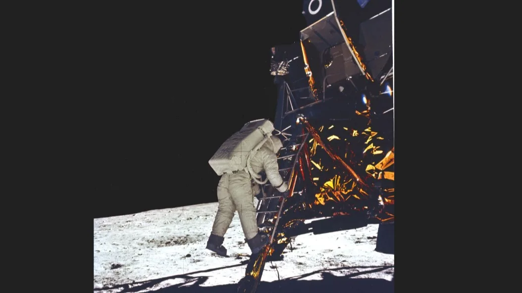The first steps on the Moon