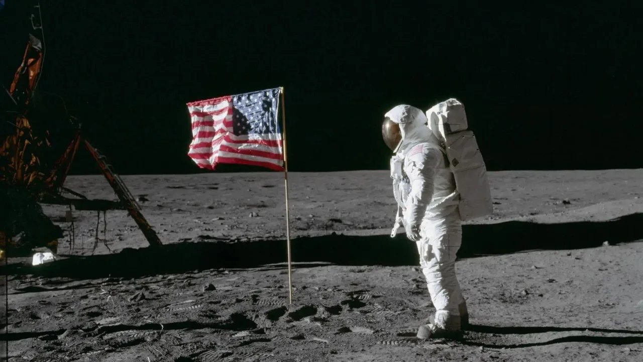 A flag on another world