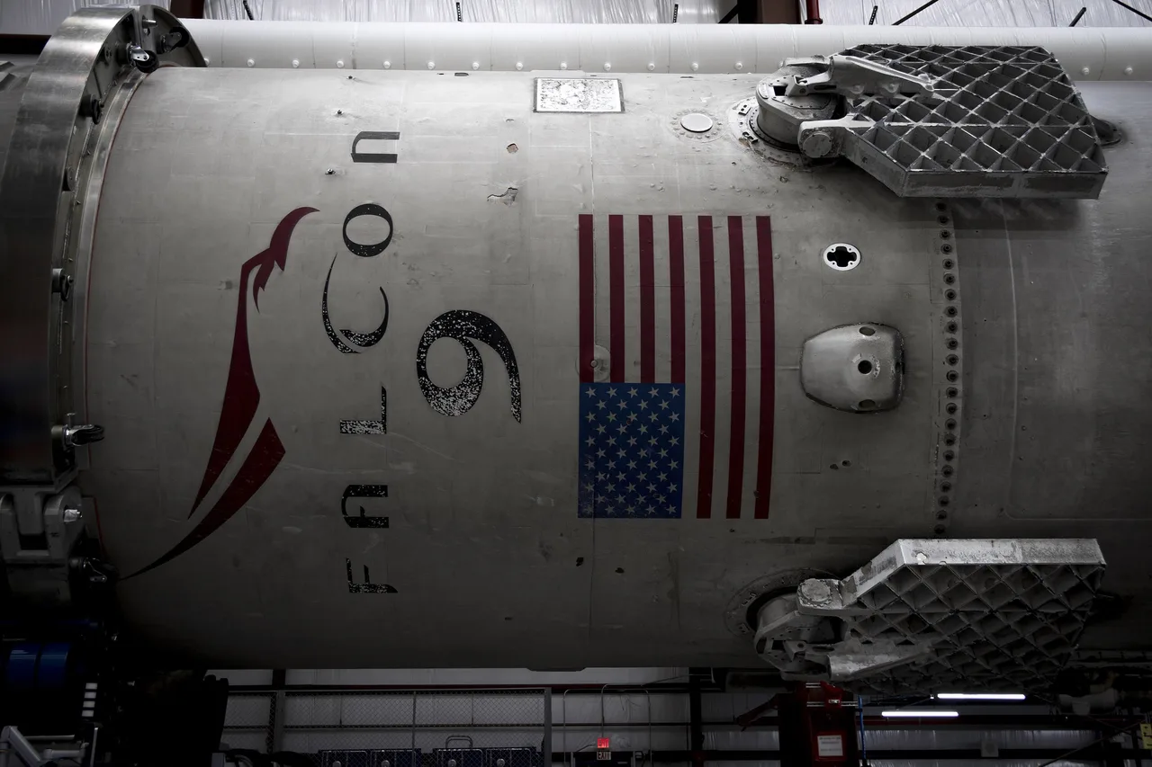 World's first successful orbital landing of Falcon 9 first-stage booster